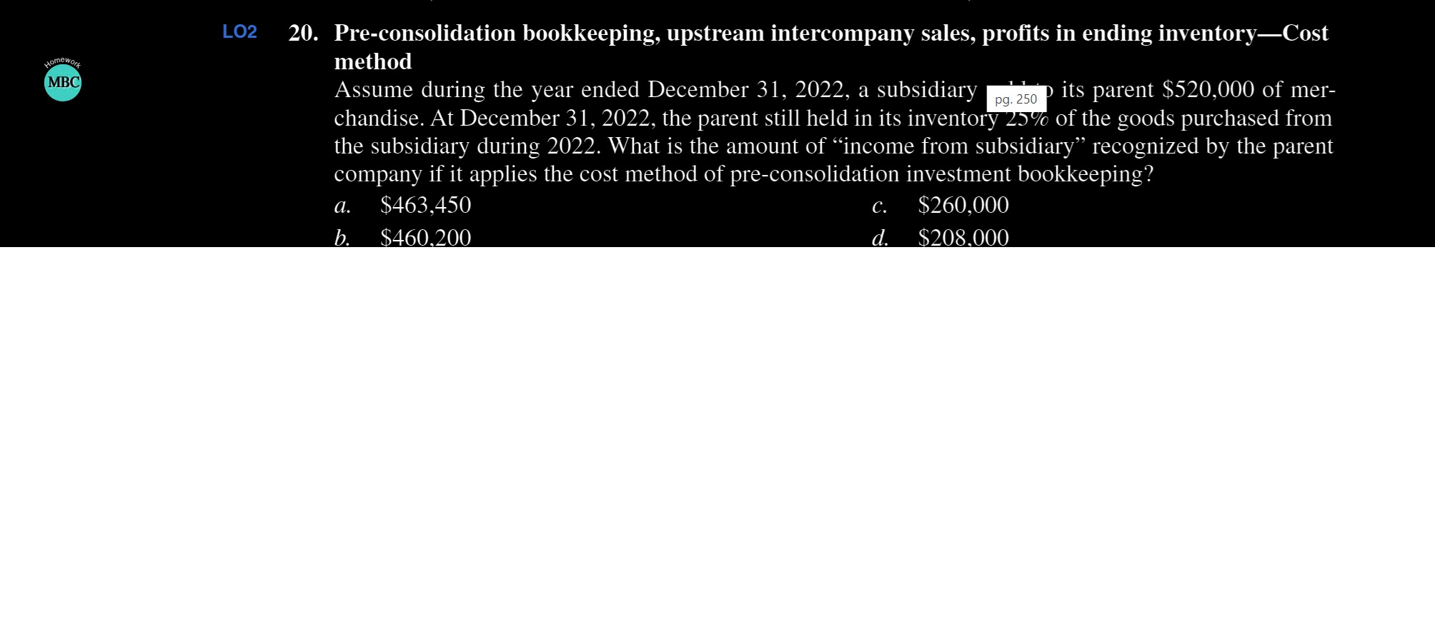  Use the following facts for Multiple Choice problems 18-20. Each of