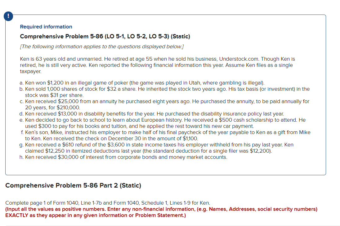 PLEASE HELP ME FILL THE W2 WITH INFO PROVIDED BELOW Required information