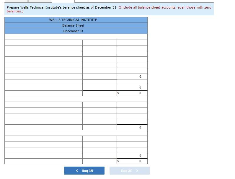 information [The following information applies to the questions displayed below.] Wells Technical