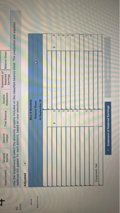 account balances at BB's September 30 fiscal year-end. You have reviewed the