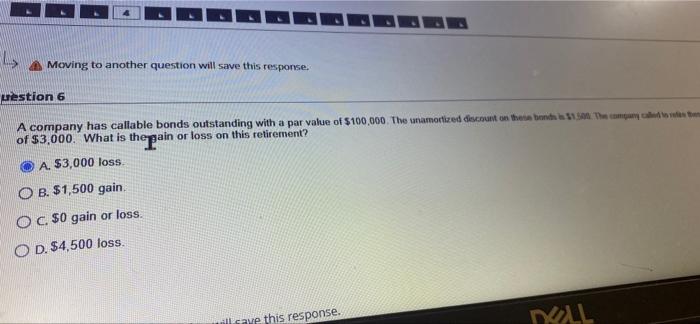  Help! 40 mins left A company has callable bonds outstanding with