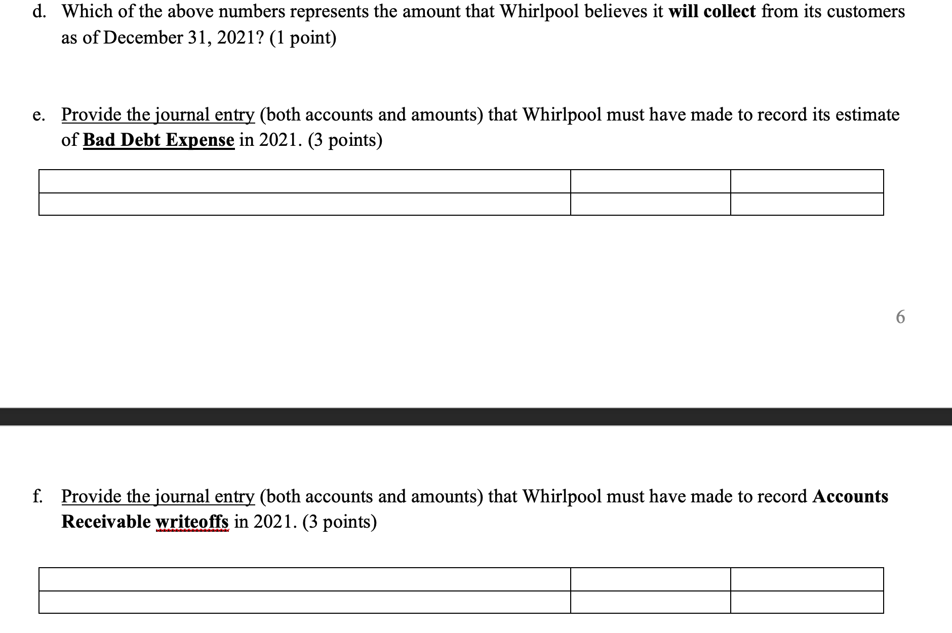 thumbs up Please use the wh Problem 3 (13 points) Use Whirlpool