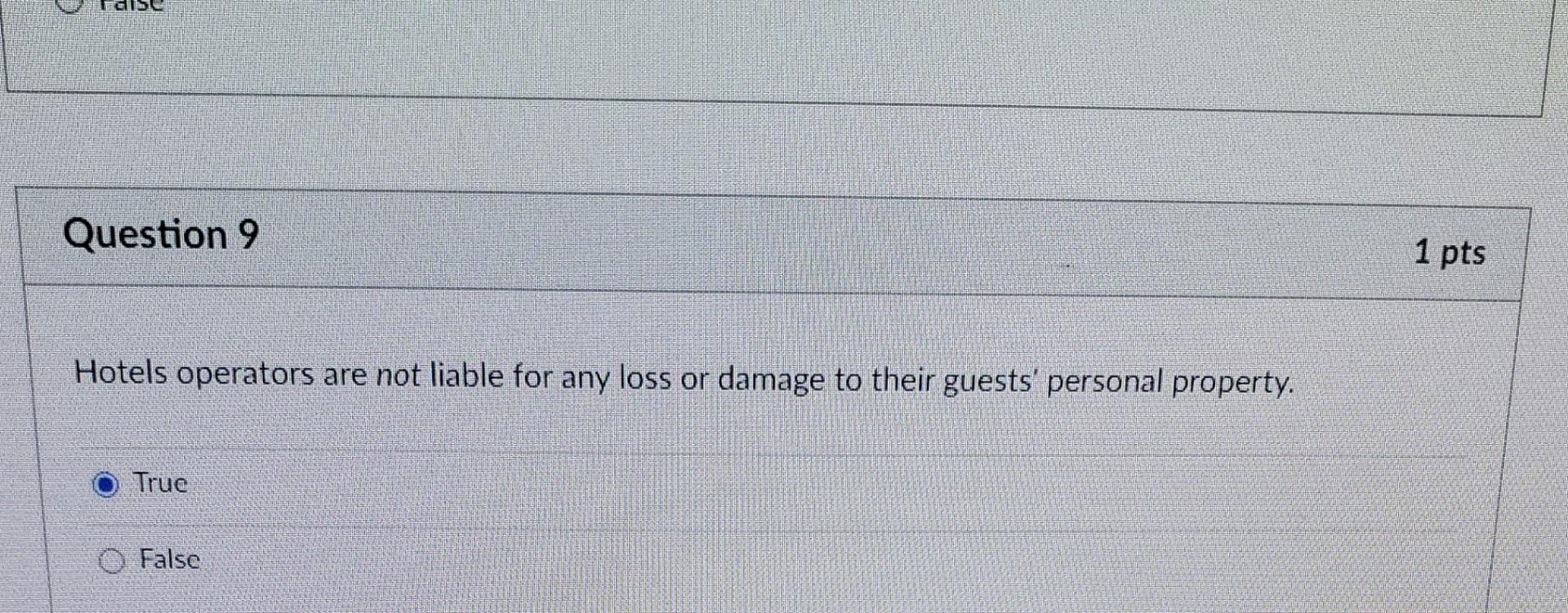 disinterested third party. O True O False Question 13 1 pts The
