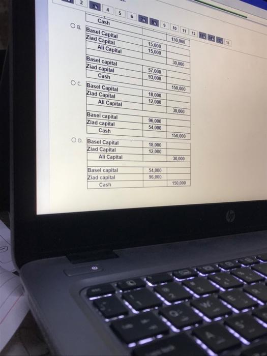 Click Submit to complete this assessment. Question 16 All, Basel and Ziad