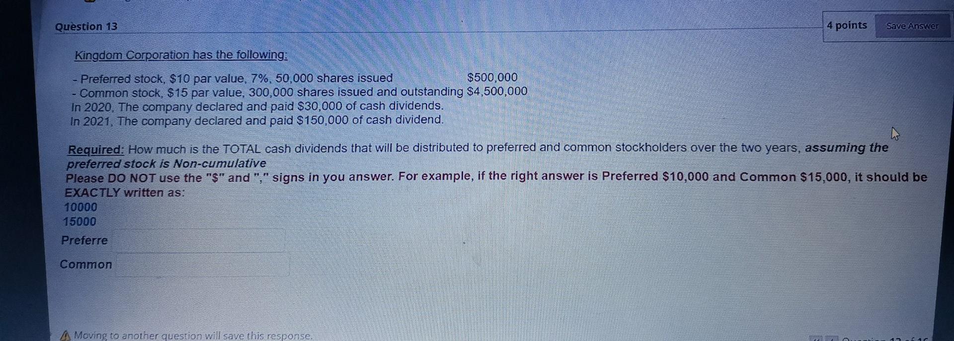  solve 13 fast please Question 13 4 points Save Answer Kingdom