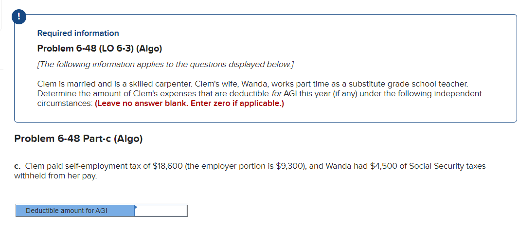 a skilled carpenter. Clem's wife, Wanda, works part time as a substitute