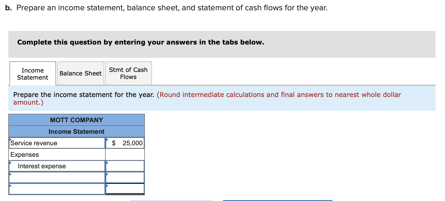 if anything is missing. PART 1 PART 2 Required information [The following