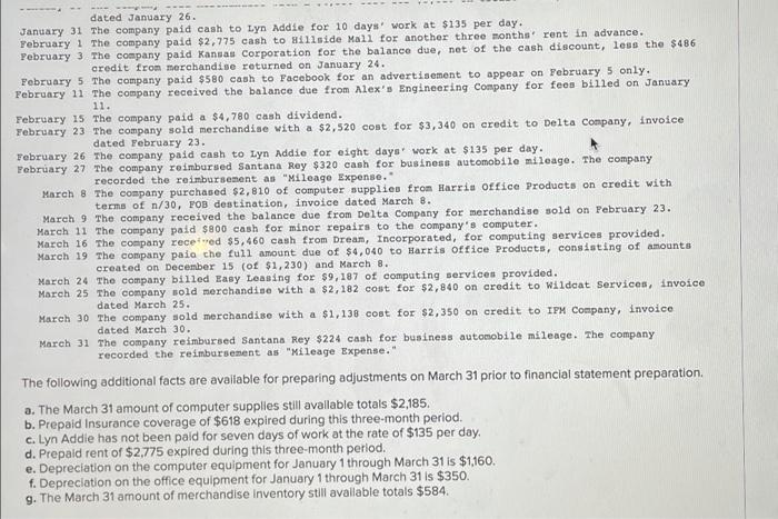 been successful, and its list of customers has grown. To accommodate the