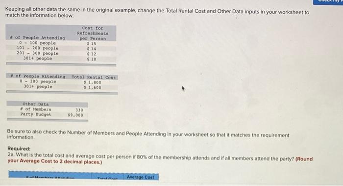 help please Keeping all other data the same in the original example,