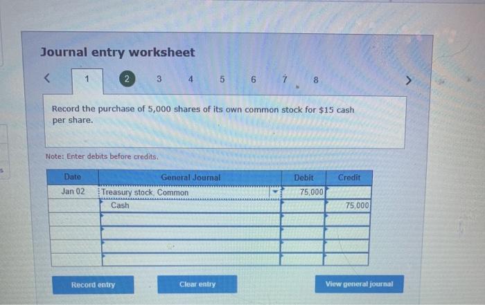 Check my work Kohler Corporation reports the following components of stockholders' equity