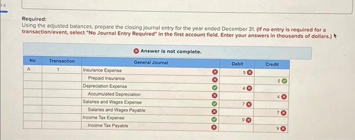 ENDED IN DECEMBER 31. Required information [The following information applies to the