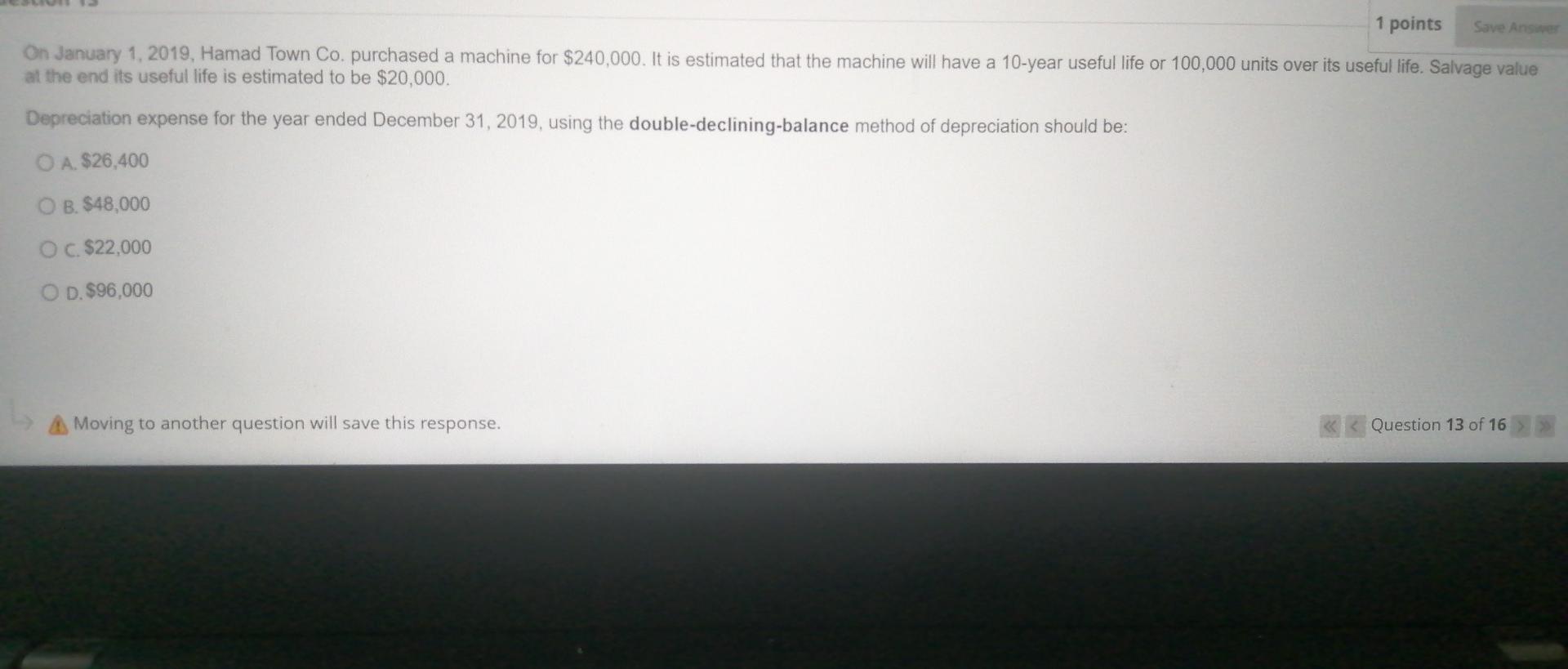 !Help, 30 min left 1 points Save Answer On January 1,