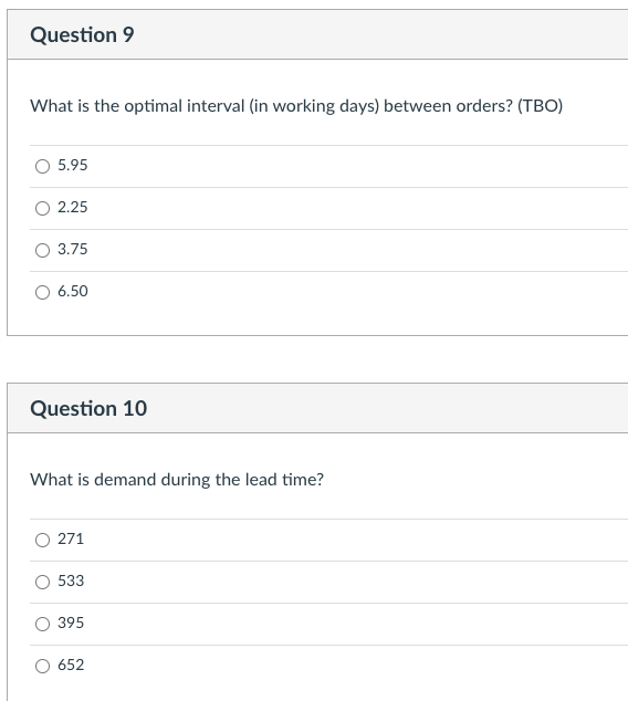 based on your final answers. Question 6 5 pts What is the