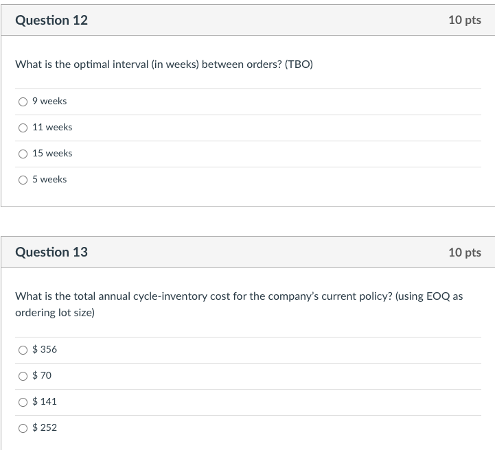 ordering lot size] {3 $5.4}? {3 $4,931 {3 $5353 0 $4,555 Demand