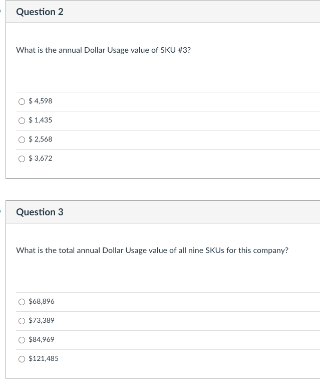 is received 5 working days after an order has been placed. No