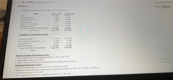 this is one question please help 30min left Submit to core the