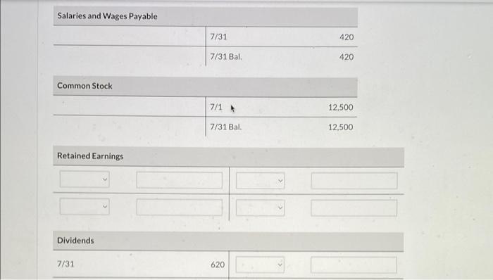 "No Entry" for the account titles and enter for the amounts. For