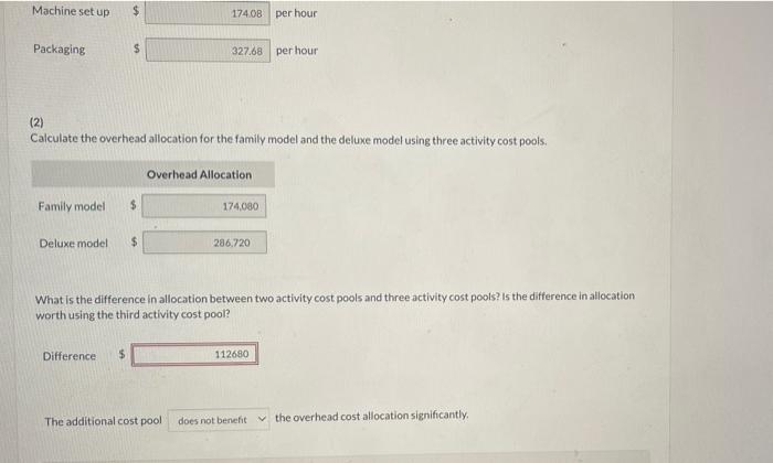 correct. Bonita, Inc. decided to implement the activity-based costing approach and was
