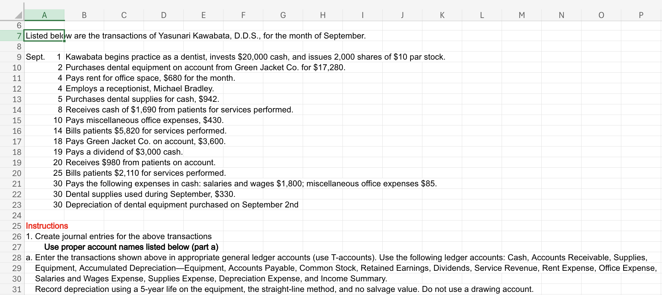  please help with general journal entries and T-chart accounts! thank you!!