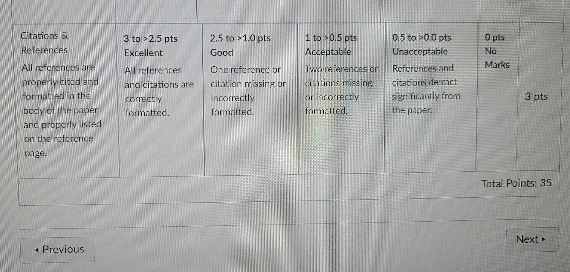 references. The text can be one reference. The paper is due Sunday,