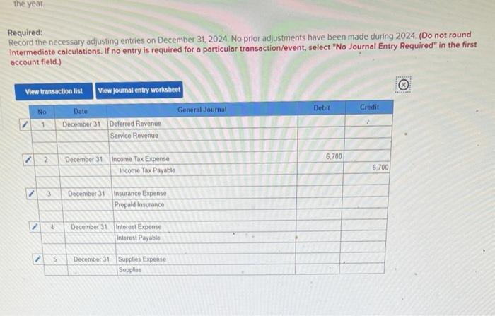 1 to fill out the journal entry) Problem 3.3A (Algo) Record adjusting
