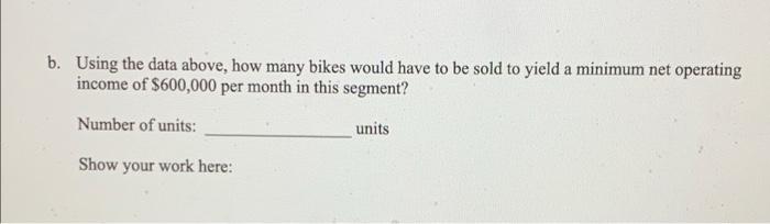 Ratio. Last month when Rodgers, Inc. sold 90,000 units, total sales wer