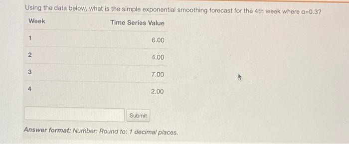 SHOW WORK PLEASE! EXCEL OR HANDWRITTEN Using the data below, what is