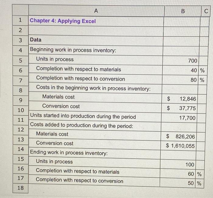 with respect to materials Completion with respect to conversion 7 Costs in