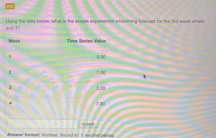 decimal places. Using the data below, what is the value of MSE?