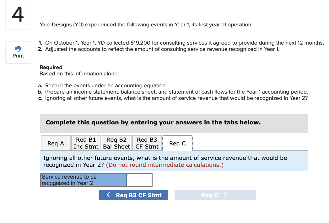 1. Required Based on this information alone: a. Record the events under