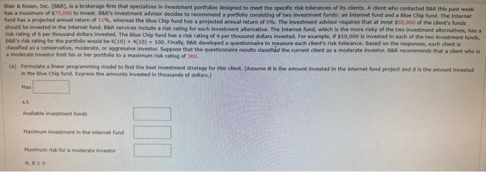  Due by today. please help, will give positive feedback. Bair \&