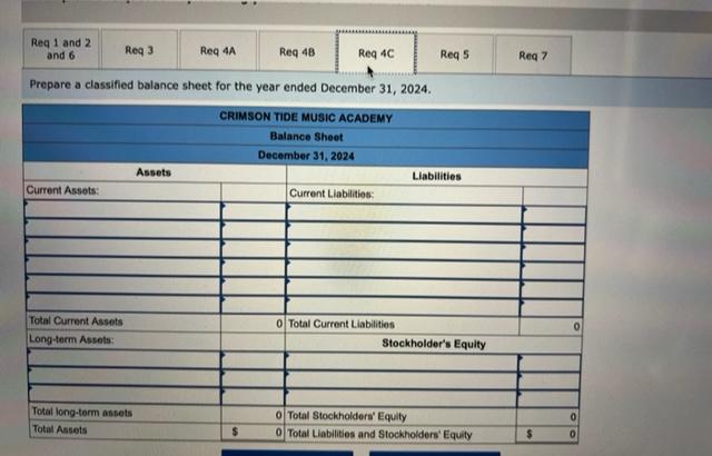 adjusting entries. Required: 1. 2, &6. Enter the unadjusted bolances from the