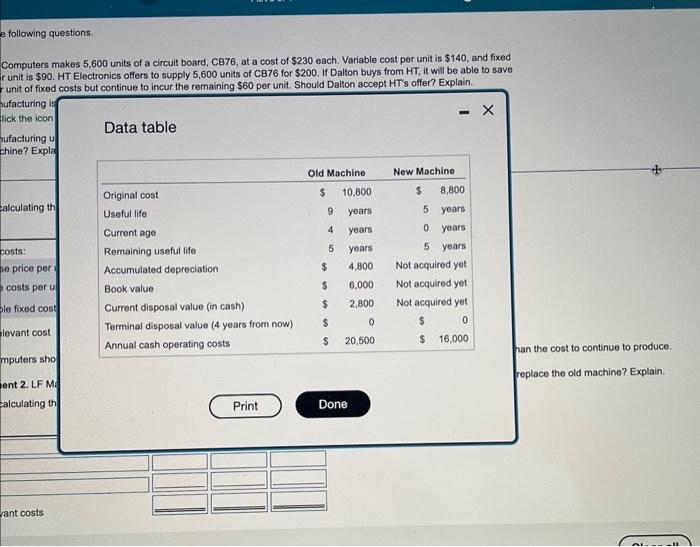 make sure your answers are correct Answer the following questions. 1. Dalton
