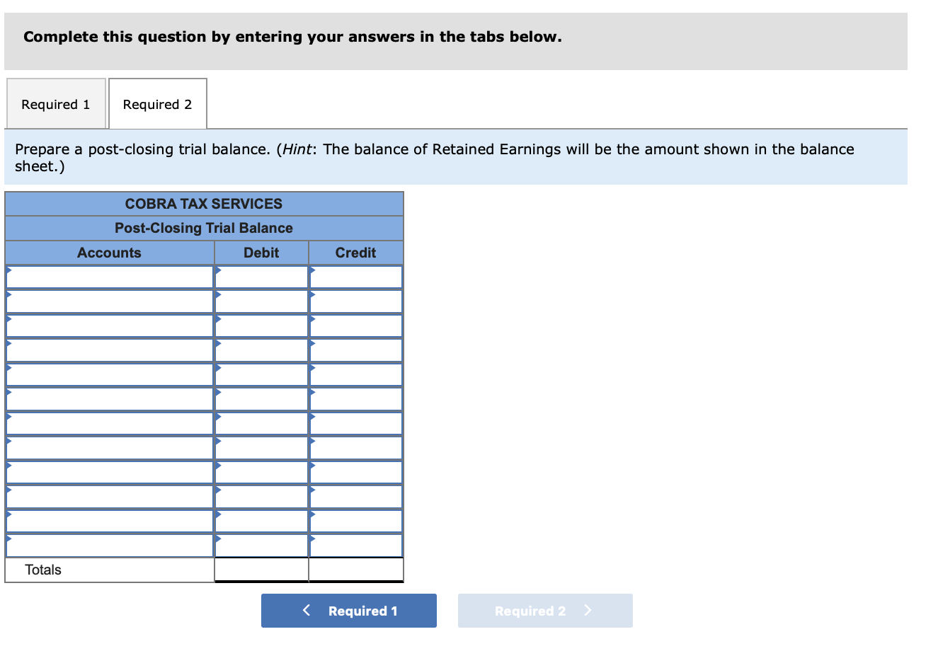 shown in the balance sheet.) Complete this question by entering your answers