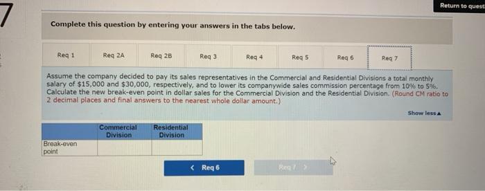 and make decisions. She took the prior month's companywide income statement and