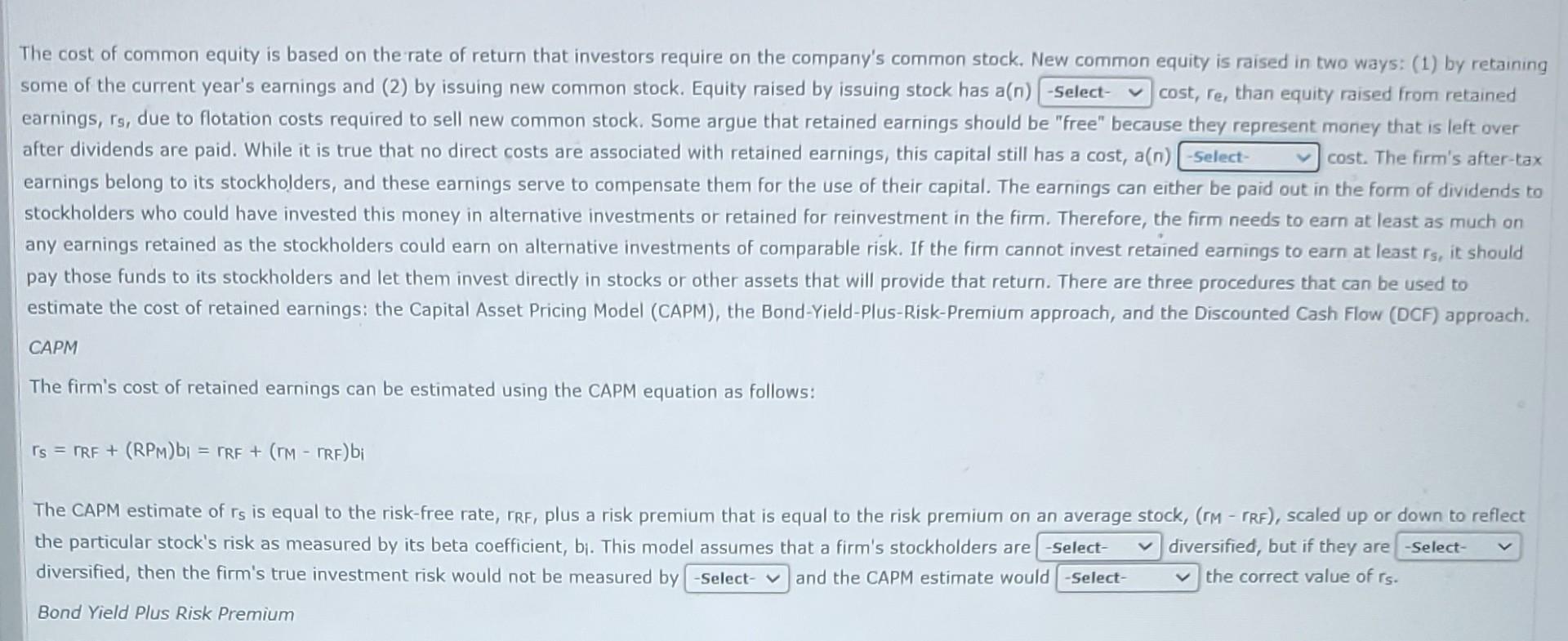  Please show all steps in excel and formulas. Thank you. The