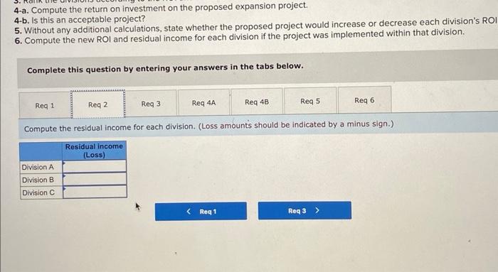 has a hurdle rate of 8 percent. Selected operating data for the