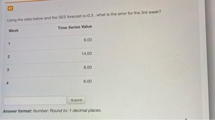 Show Work For All Parts Please! Using the data below and
