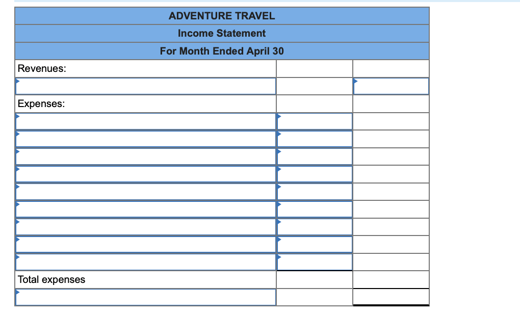 \\ \hline & & \\ \hline & & \\ \hline \hline &