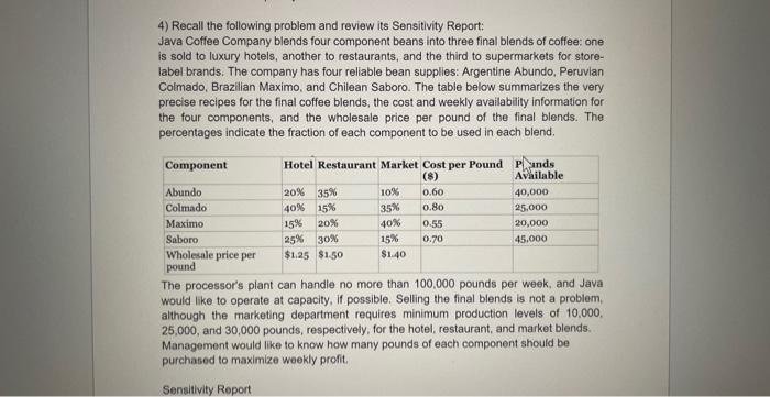 Need step by step explanation with accurate solution 4) Recall the following