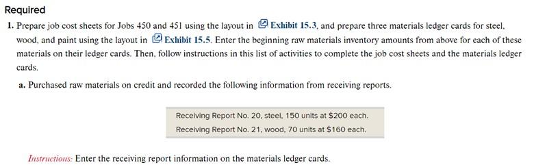 Preparing job cost sheets & materials ledger cards; computing inventory. King Company