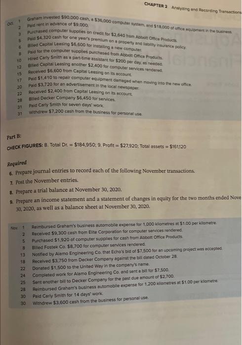 with closing entries. Required Using the ene respond to Teal Delton. CUMULATIVE