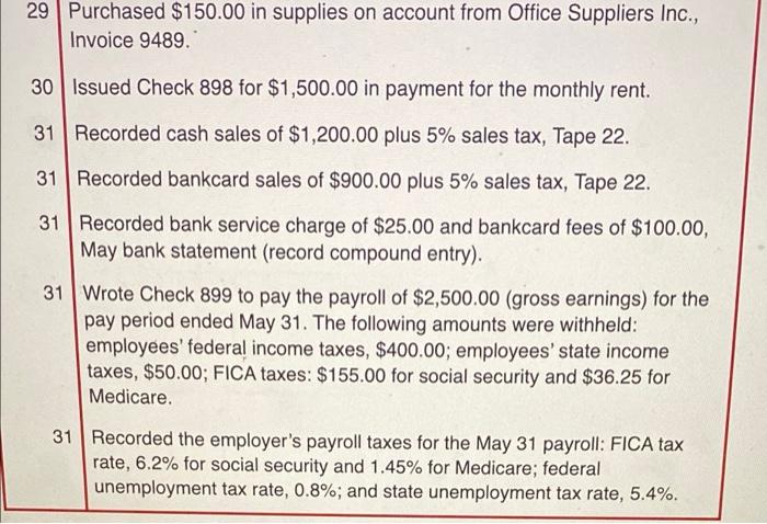 accounts receiveable and accounts payable subsidary ledgers on a daily basis. 3.