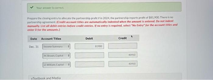 1, 2024, the capital balances in Crane Partnership are as follows: Neither