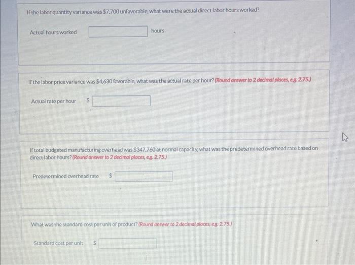 uses a standard cost accounting system. In 2022 , the company produced