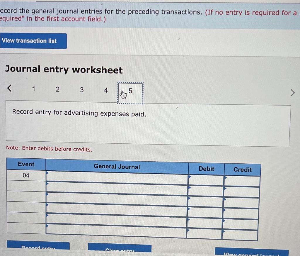 Sold inventory costing $9,000 for $20,000 cash. 4. Paid $1,500 for advertising