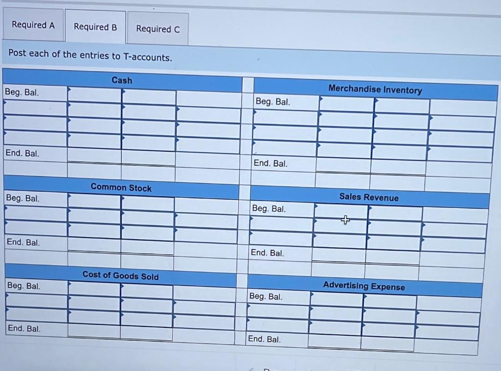 expense. Required a. Record the general journal entries for the preceding transactions.