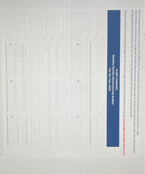 i will give a thumbs up for the correct answer. Flint Company