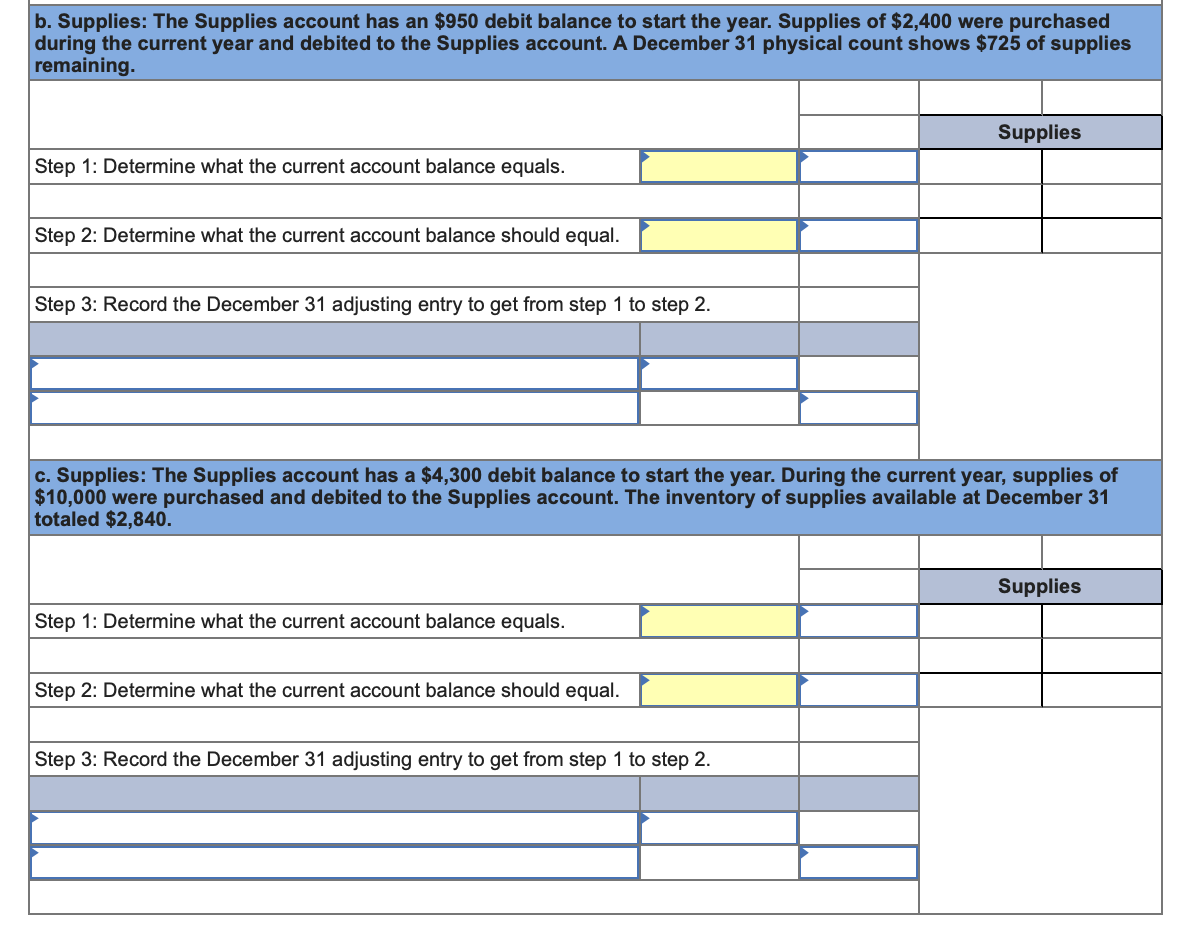 thank you! QS 3-6 (Algo) Prepaid (deferred) expenses adjustments LO P1 For