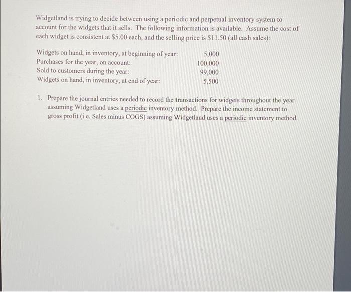 I am unsure I am doing these right, help needed. Widgetland is